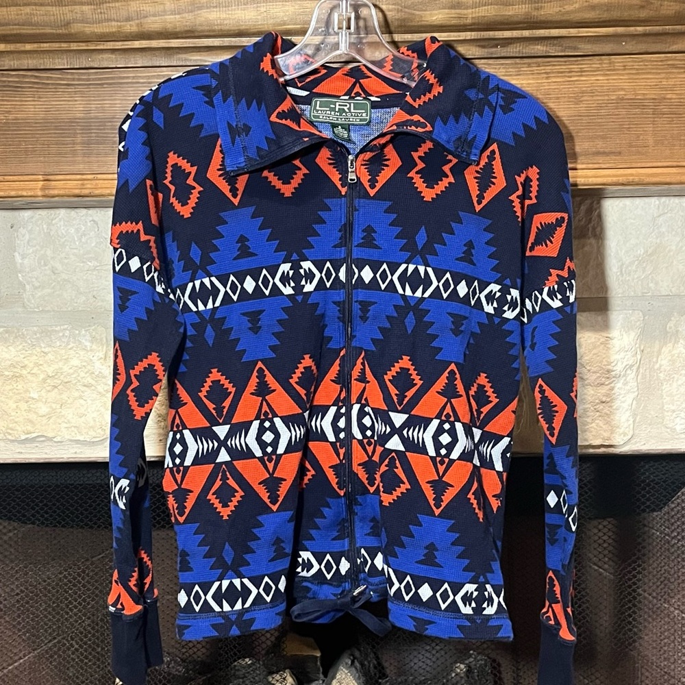 Lauren Ralph Lauren Southwestern Aztec Thermal Jacket